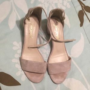 Free People blush pink heels💗